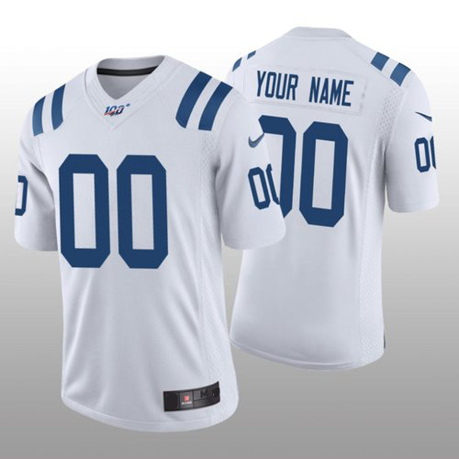 Custom White IND Football Shirt Top