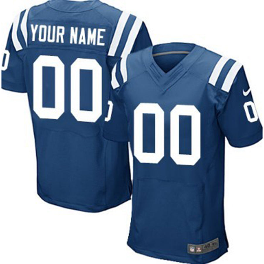 Custom Blue IND Football Shirt Top