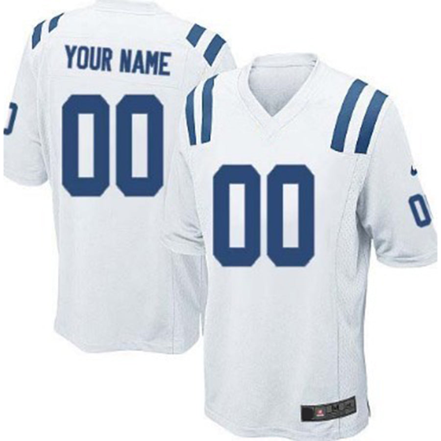 Custom White IND Football Shirt Top