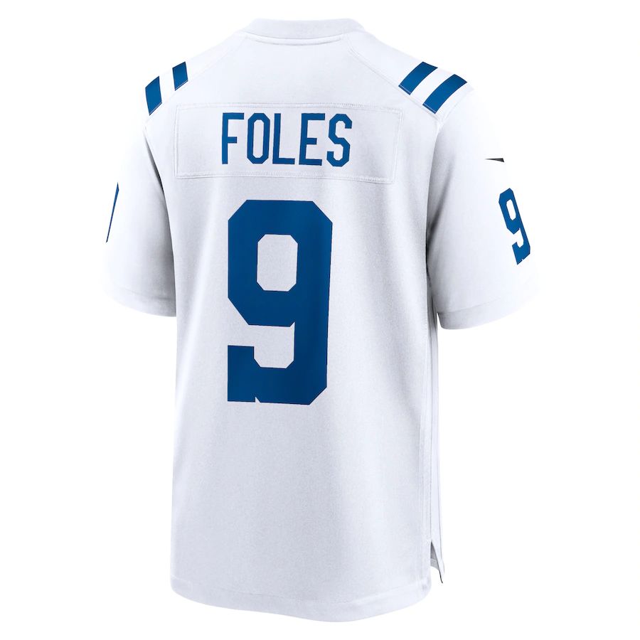 Custom #9 White IND Football Shirt Top