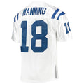 Custom #18 White 2006 Super Bowl IND Football Shirt Top