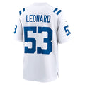 Custom #53 White IND Football Shirt Top