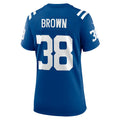 Custom #38 Brown IND Football Shirt Top