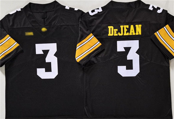 Custom #3 Black College Shirt Top