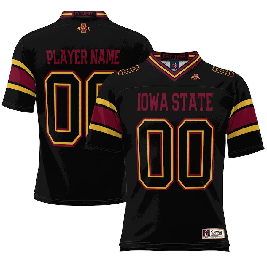 Custom Black Football Shirt Top