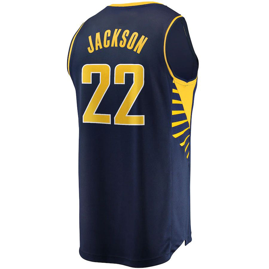 Custom #22 Navy 2021 IND Basketball Shirt Top