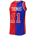 Custom #11 Red 1988 DET Basketball Shirt Top