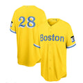 Custom #28 Red City Connect BOS Baseball Shirt Top