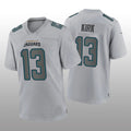 Custom #13 Gray JAX Football Shirt Top