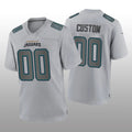 Custom Gray JAX Football Shirt Top
