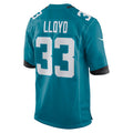 Custom #33 Teal 2022 JAX Football Shirt Top