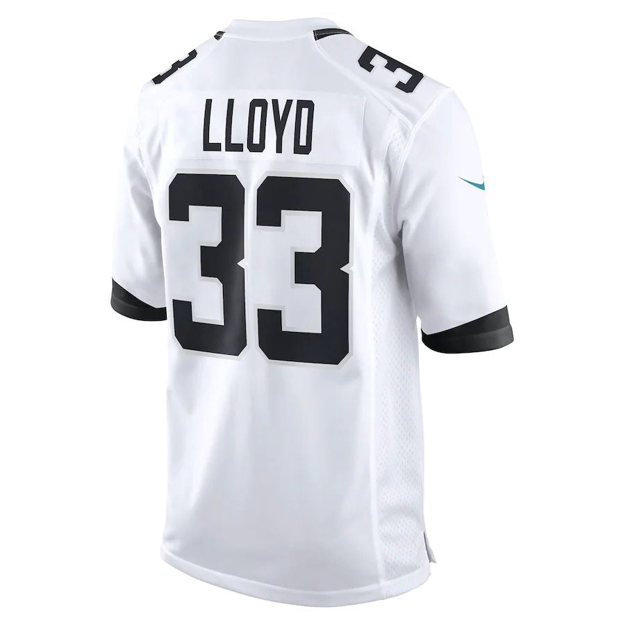 Custom #33 White JAX Football Shirt Top