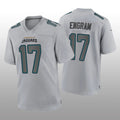 Custom #17 Gray JAX Football Shirt Top
