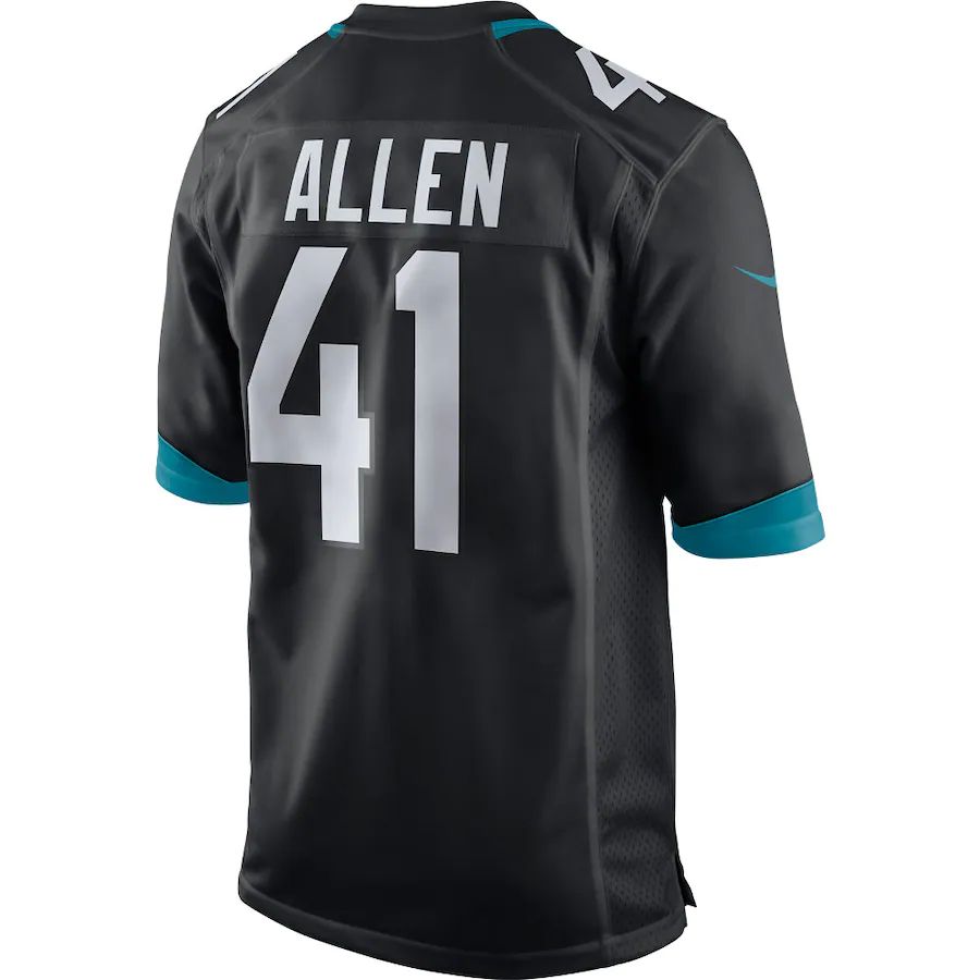 Custom #41 Black JAX Football Shirt Top