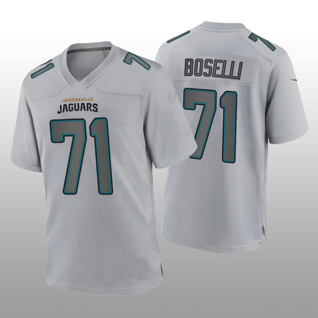 Custom #71 Gray JAX Football Shirt Top