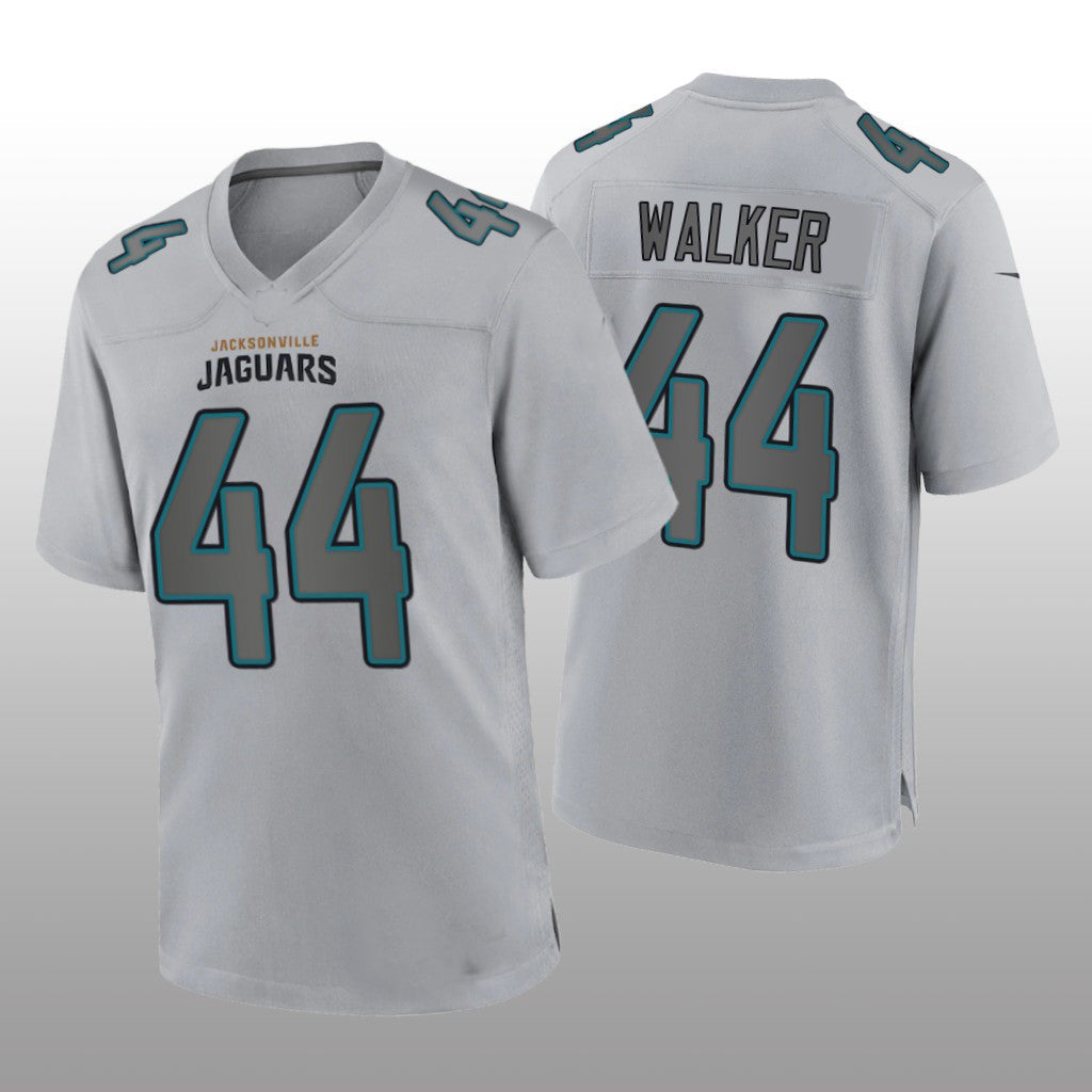 Custom #44 Gray JAX Football Shirt Top