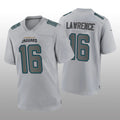 Custom #16 Gray JAX Football Shirt Top