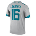 Custom #16 Silver JAX Football Shirt Top