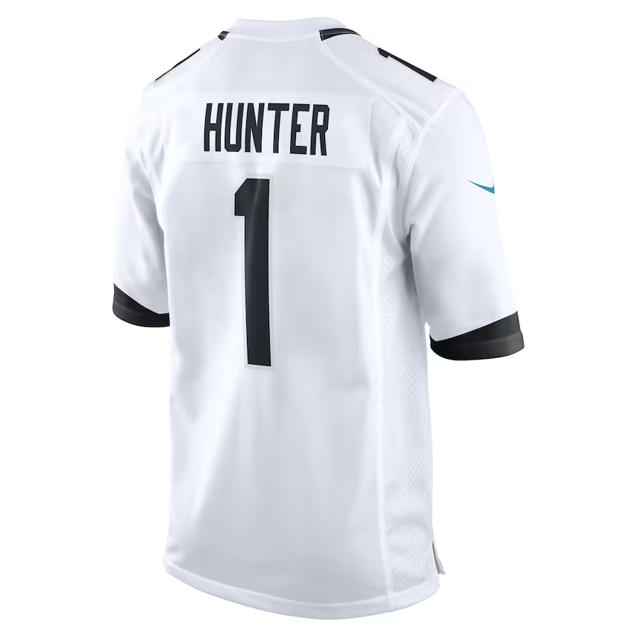 Custom #1 White 2025 JAX Football Shirt Top