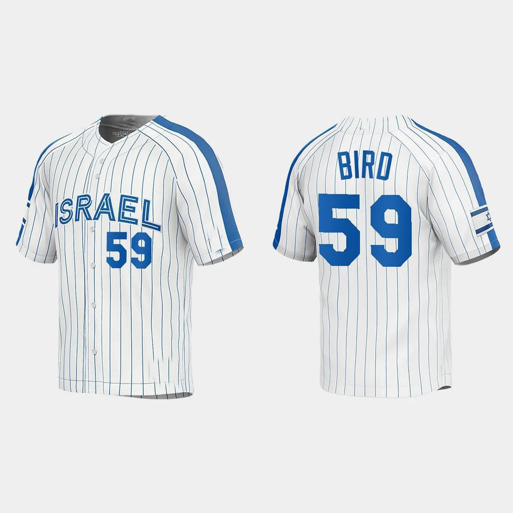 Custom #59 White 2023 Baseball Shirt Top