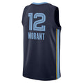 Custom #12 Navy 2022 MEM Basketball Shirt Top