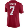 Custom #7 Crimson Football Shirt Top