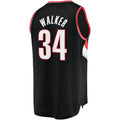 Custom #34 Black 2021 POR Basketball Shirt Top