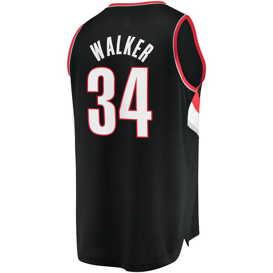 Custom #34 Black 2021 POR Basketball Shirt Top