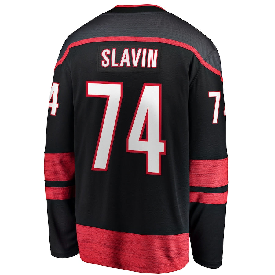 Custom #74 Black CAR Hockey Shirt Top