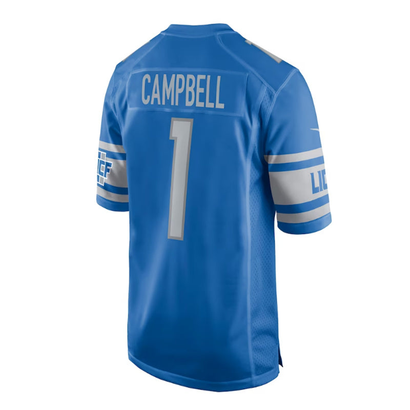 Custom #1 Blue 2023 DET Football Shirt Top