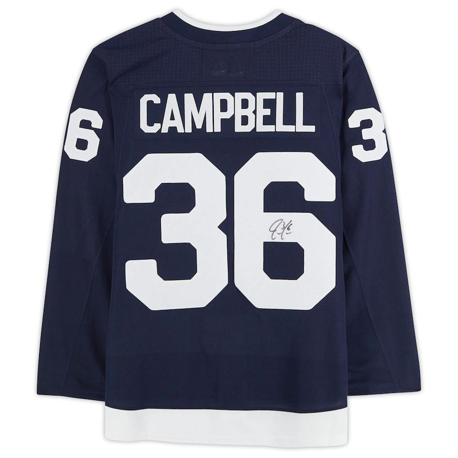 Custom #36 Navy 2022 TOR Hockey Shirt Top