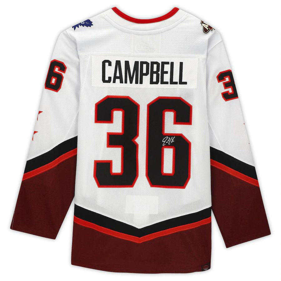Custom #36 White 2022 TOR Hockey Shirt Top