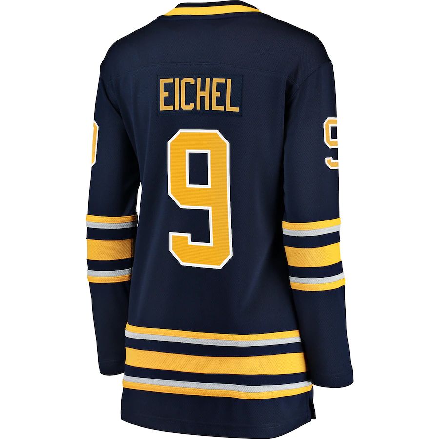 Custom #9 Navy BUF Hockey Shirt Top