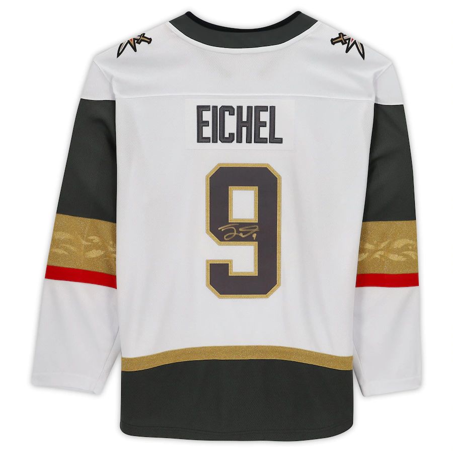 Custom #9 White VGK Hockey Shirt Top