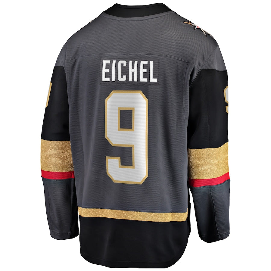Custom #9 Gray VGK Hockey Shirt Top