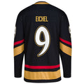 Custom #9 Black Retro VGK Hockey Shirt Top