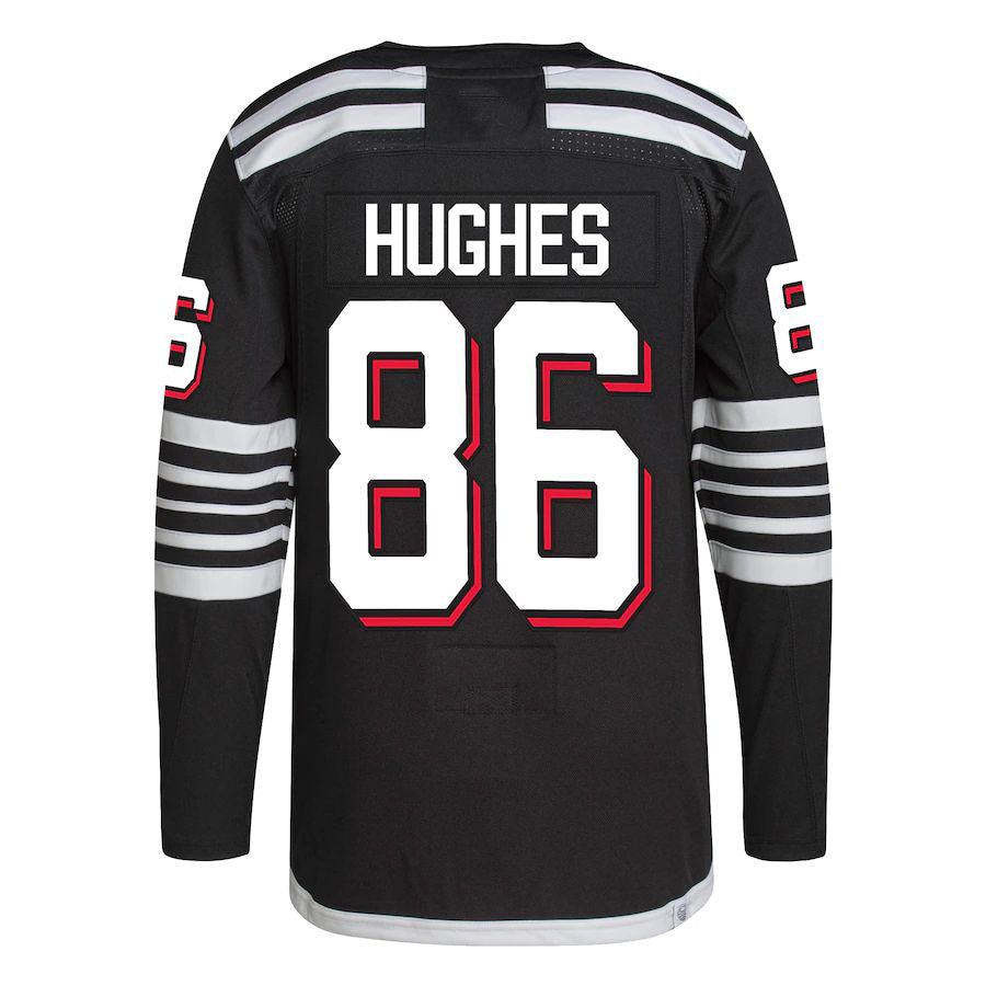 Custom #86 Black 2021 NJD Hockey Shirt Top