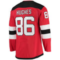 Custom #86 Red NJD Hockey Shirt Top