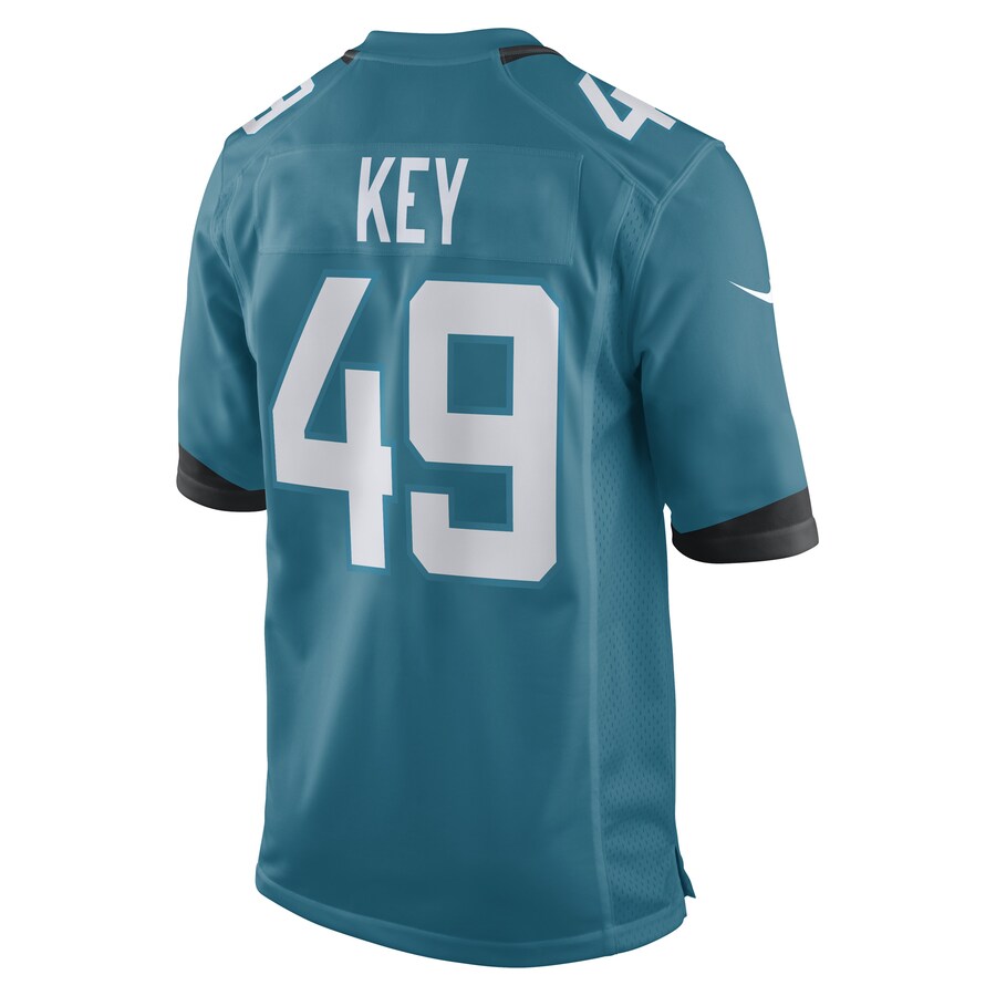 Custom #49 Teal JAX Football Shirt Top