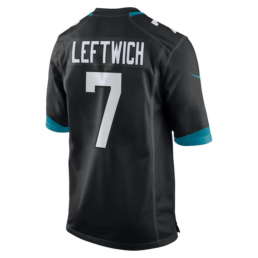 Custom #7 Black JAX Football Shirt Top