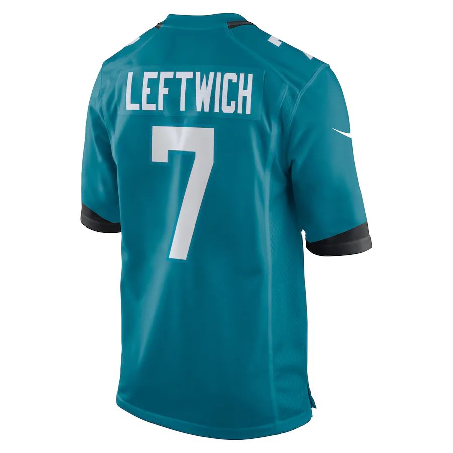 Custom #7 Teal JAX Football Shirt Top