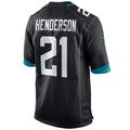 Custom #21 Black JAX Football Shirt Top