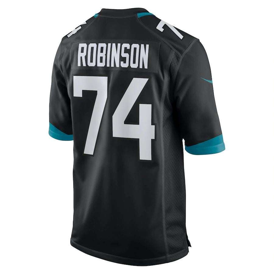 Custom #74 Black JAX Football Shirt Top