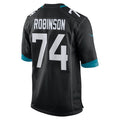 Custom #74 Black JAX Football Shirt Top