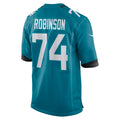 Custom #74 Teal JAX Football Shirt Top