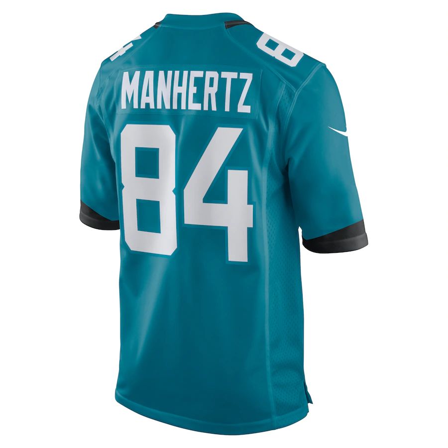Custom #84 Teal JAX Football Shirt Top