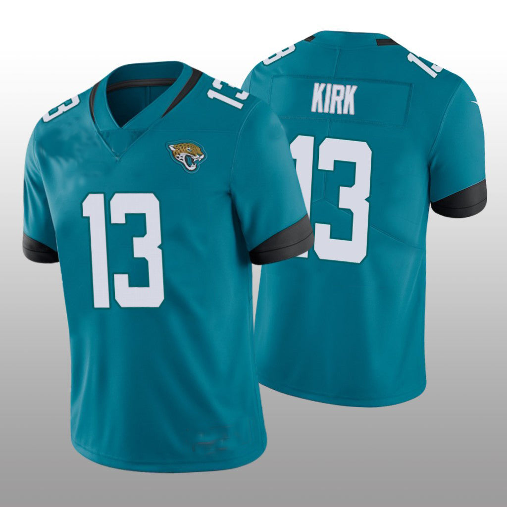 Custom #13 Teal 2022 JAX Football Shirt Top