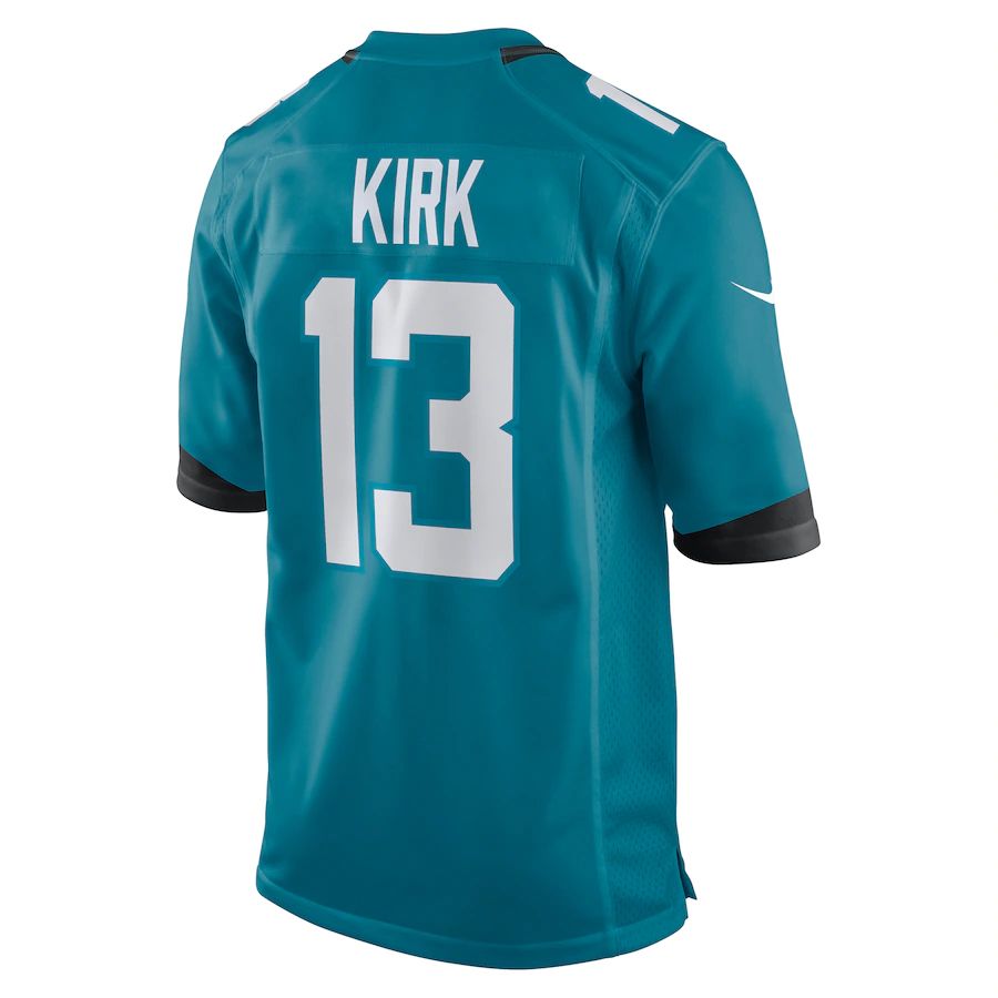 Custom #13 Teal JAX Football Shirt Top
