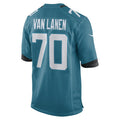 Custom #70 Teal JAX Football Shirt Top