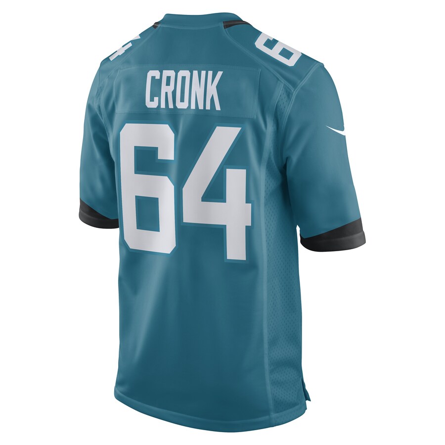 Custom #64 Teal JAX Football Shirt Top